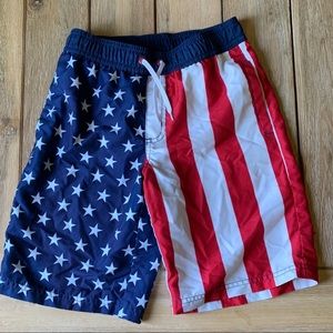 Boys America swim trunks